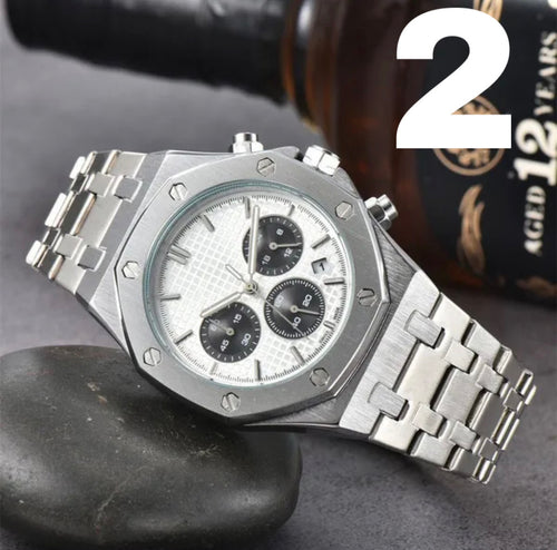 Men’s Luxury Silver Watch