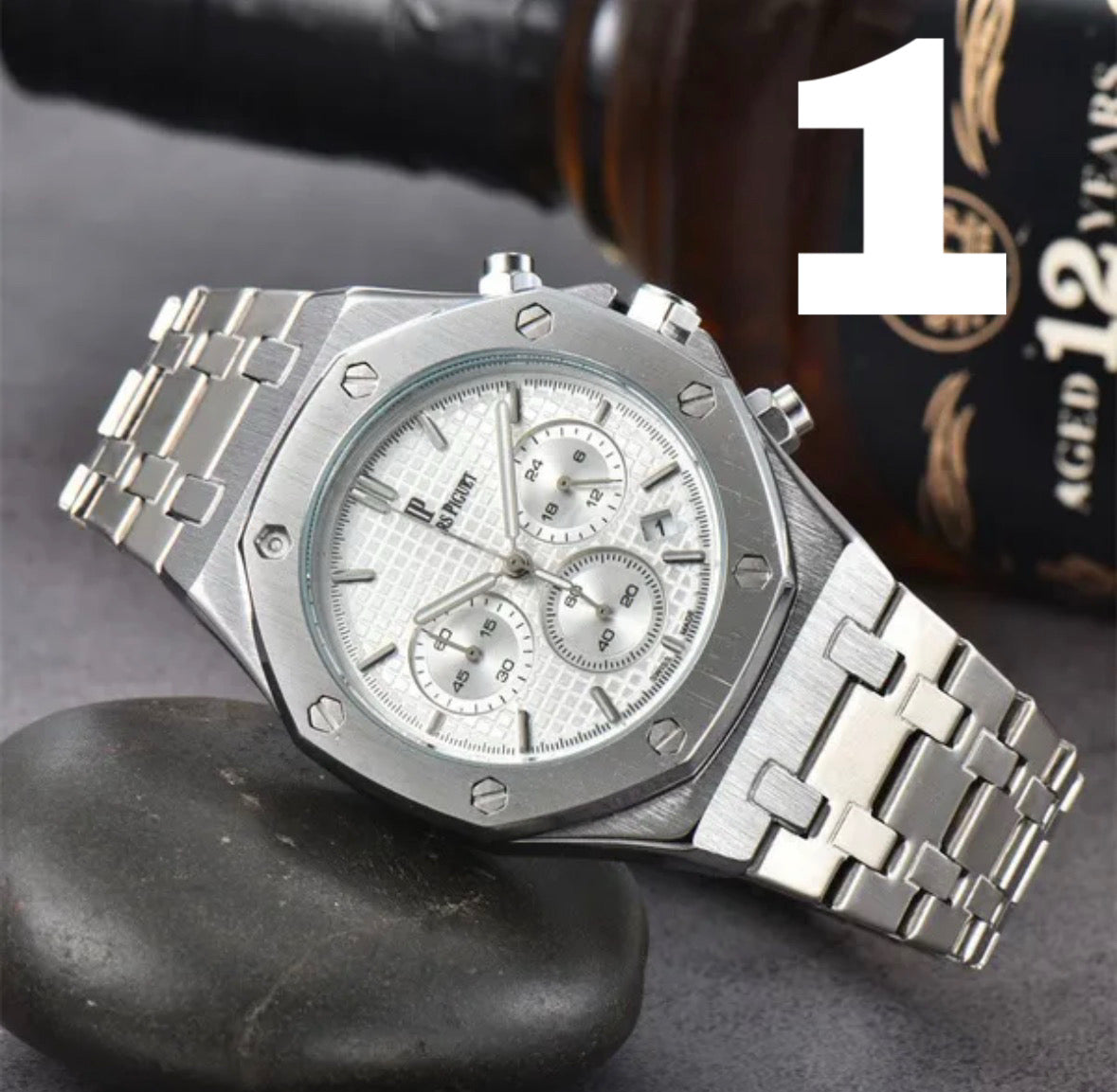 Men’s Luxury Silver Watch