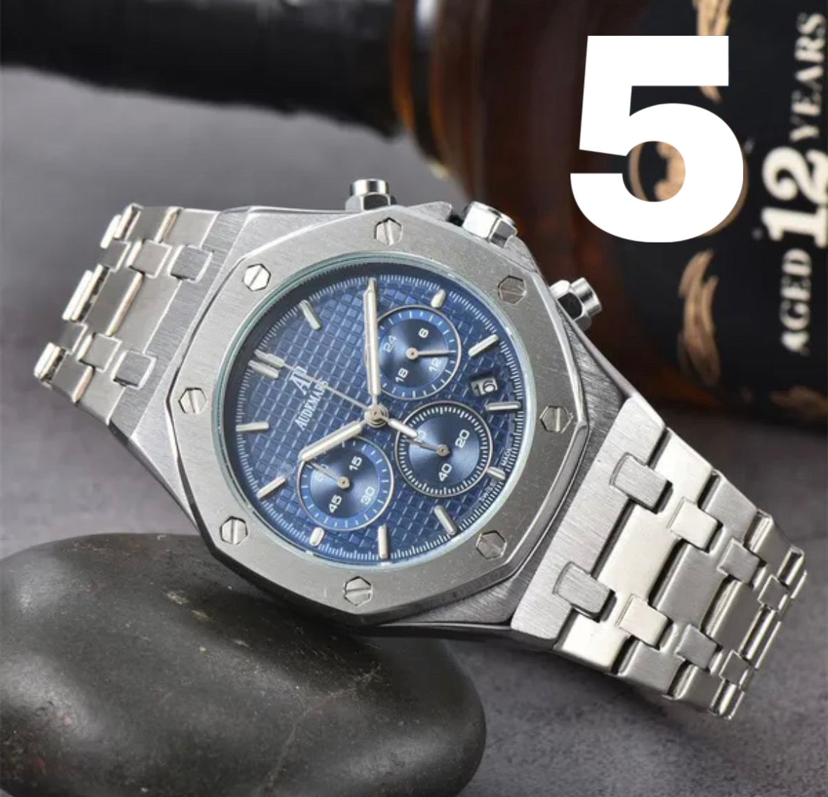 Men’s Luxury Silver Watch