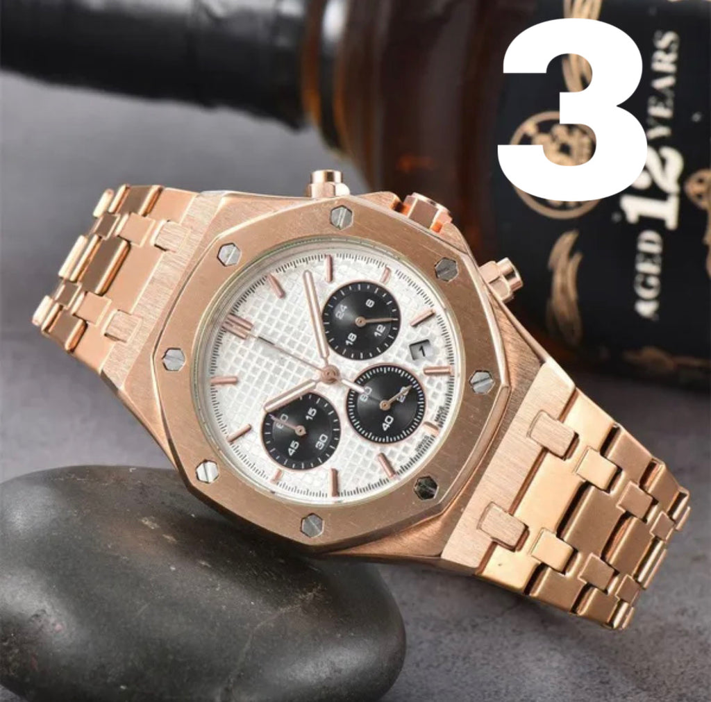 Men’s Luxury Rose Gold Watch
