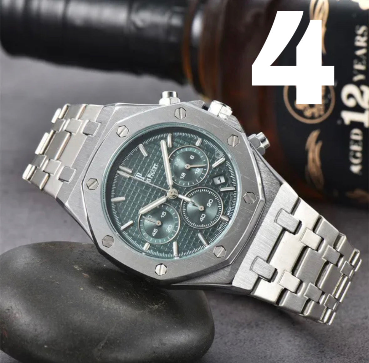 Men’s Luxury Silver Watch