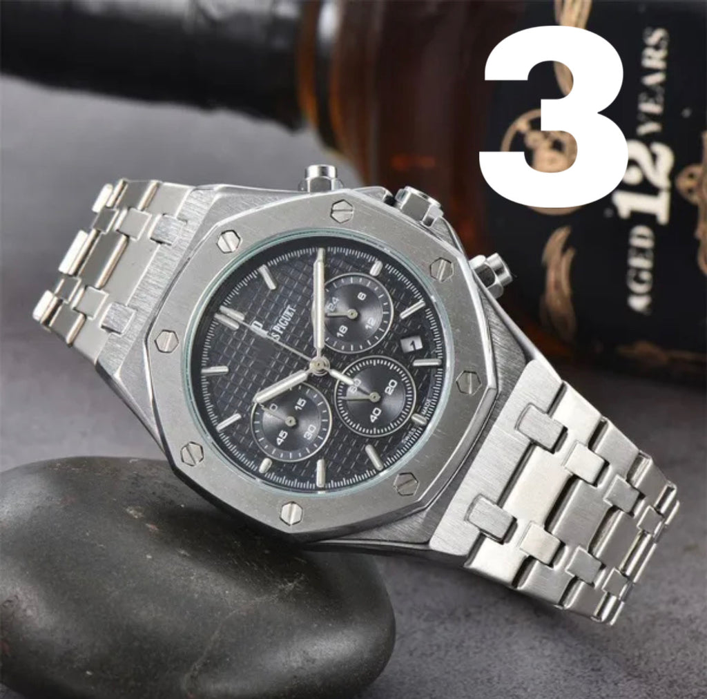 Men’s Luxury Silver Watch